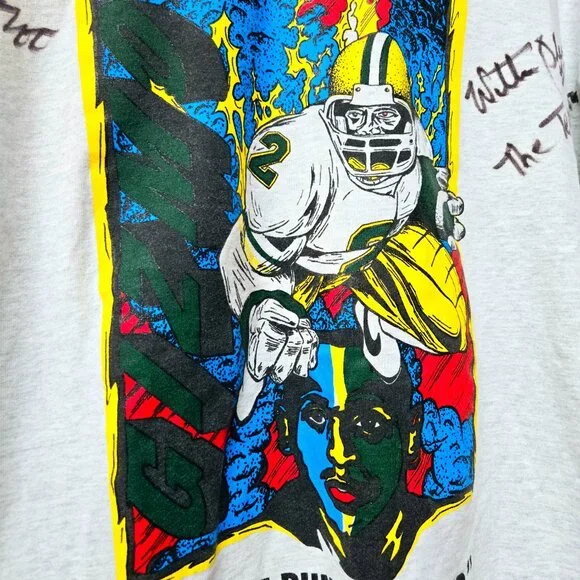 3/$55💥 RARE & AUTOGRAPHED Vintage Saskatchewan Roughriders Long Sleeve - Picture 2 of 9